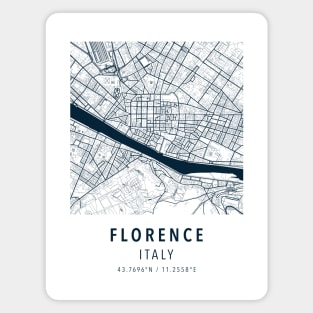 florence simple map Magnet